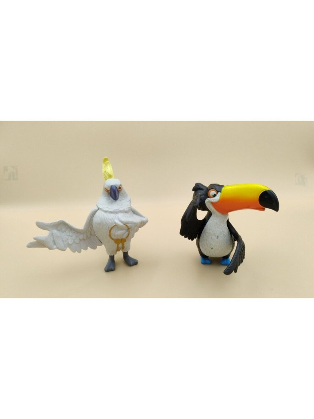 Rio Movie Collectible Figures Nigel & Rafael 2011 McDonalds Happy Meal Toys